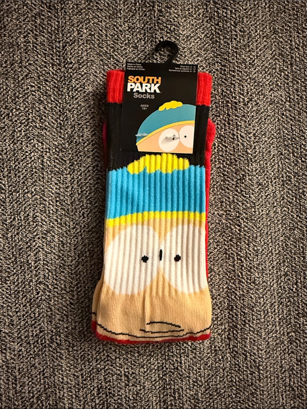 South Park Eric Cartman Crew Socks NWT